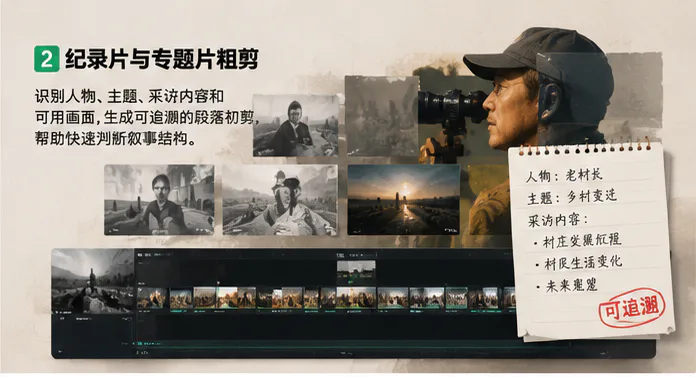 纪录片与专题片粗剪